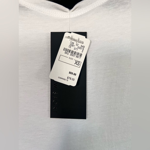 NWT SoLow Sport White Muscle Tank XS $79 - Picture 3 of 3